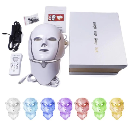 kupować Face Spa 7 Color Photon Mask Odmładzanie skóry Terapia światłem LED Maska na podczerwień produkcja internetowa