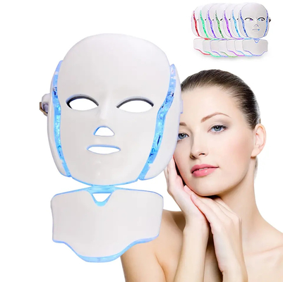 kupować Odmładzanie skóry Terapia światłem czerwonym LED Maska na podczerwień Face Spa 7 Color Mask produkcja internetowa