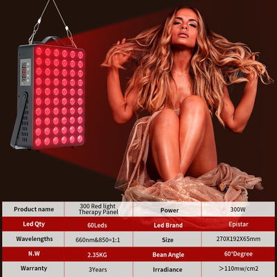 kupować Podwójny chip 660nm 850nm Panel terapii czerwonym światłem LED 300W produkcja internetowa