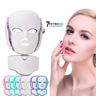 kupować PDT Photon Light Facial Skin Beauty Therapy 7 kolorów LED Face Mask produkcja internetowa
