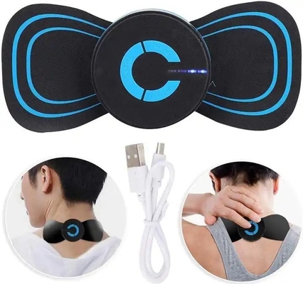 Mini elektryczny kieszonkowy masażer mięśni szyi EMS stymulator mięśni