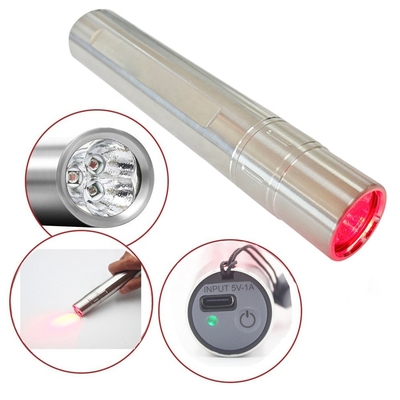 Wzmocnienie kolagenu 9W 3Pcs LED czerwone światło terapii pochodni 630nm dla odmłodzenia skóry