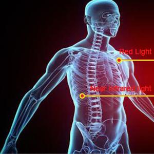 600 W do użytku domowego w pobliżu podczerwieni Urządzenie do terapii światłem LED Stop aluminium 0